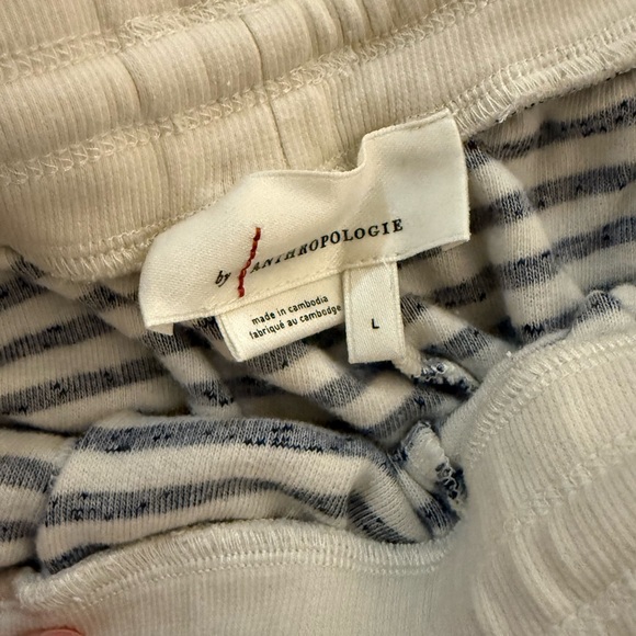 Anthropologie Navy and White Willa Lounge Set - Picture 6 of 10